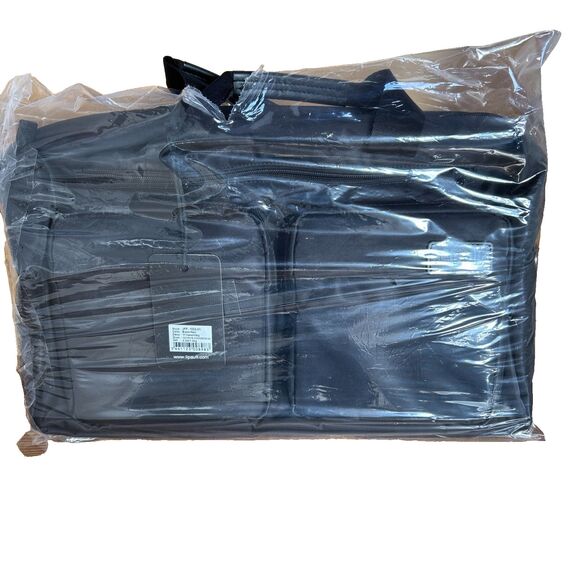 Lipault Paris 19" Weekend Bag Black Carry On Luggage Bag Adjustable Strap NEW - Picture 4 of 9